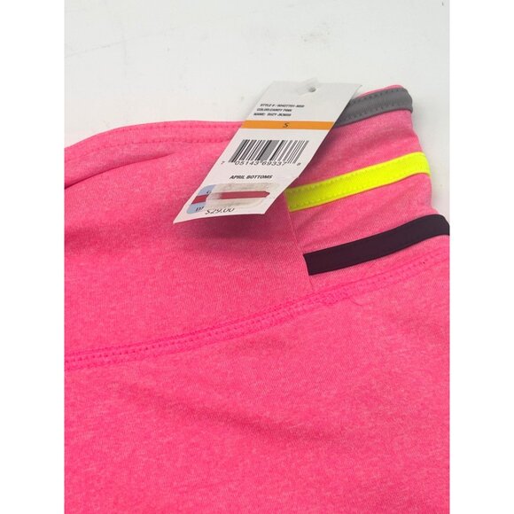 Energie Womens Sunny Print Athletic Compression Shorts, Candy Pink, Sz. S - Picture 4 of 6